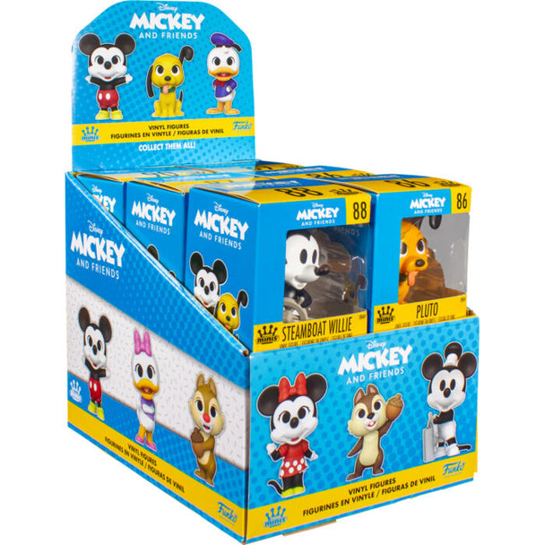 Figurine Funko Pop Mini Disney Mickey Mouse exclusive de 7,5 cm en position dynamique