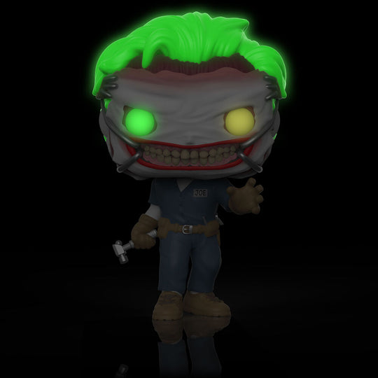 Zoom sur le motif imprimé du T-shirt The Joker édition spéciale taille M