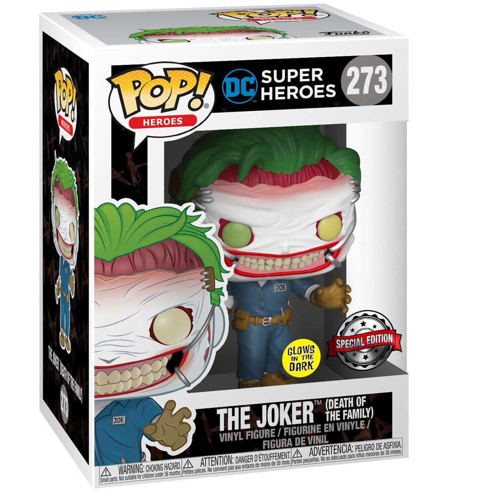 Packaging exclusif du set Funko POP et T-shirt The Joker DC Comics