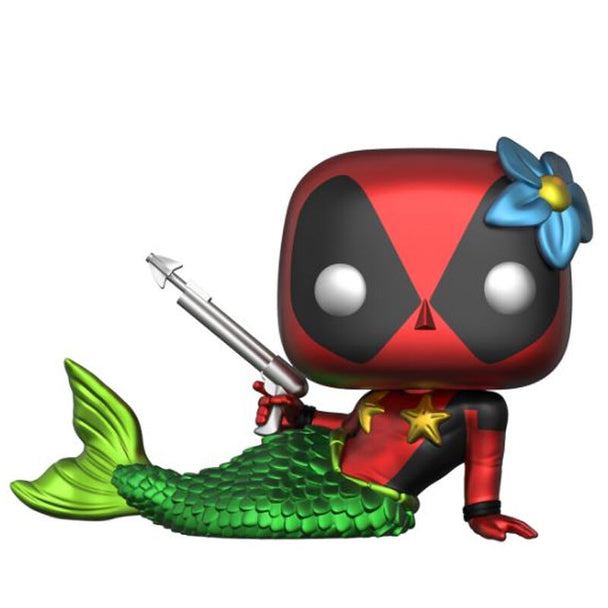 T-shirt Marvel Deadpool Mermaid taille L affichant un design unique et original