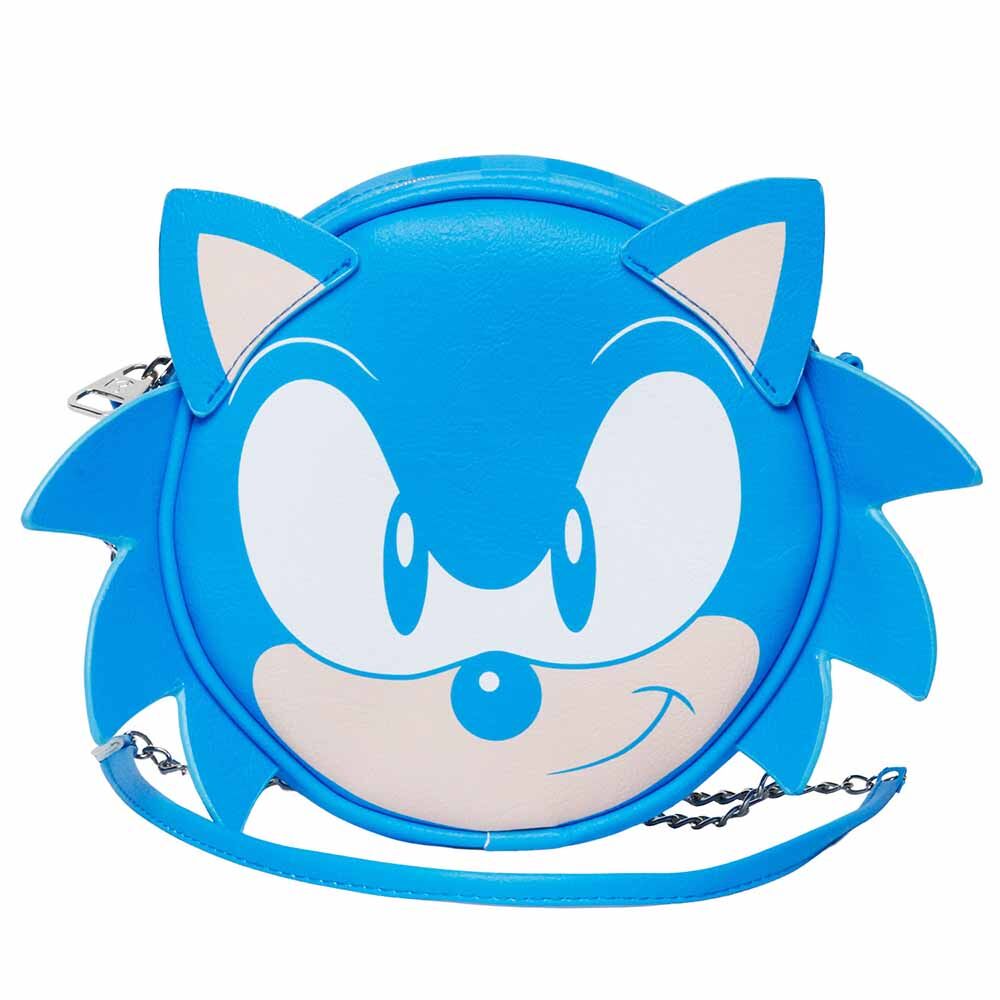 Sac bandoulière Sonic the Hedgehog Speed de face avec design coloré et fermeture zippée