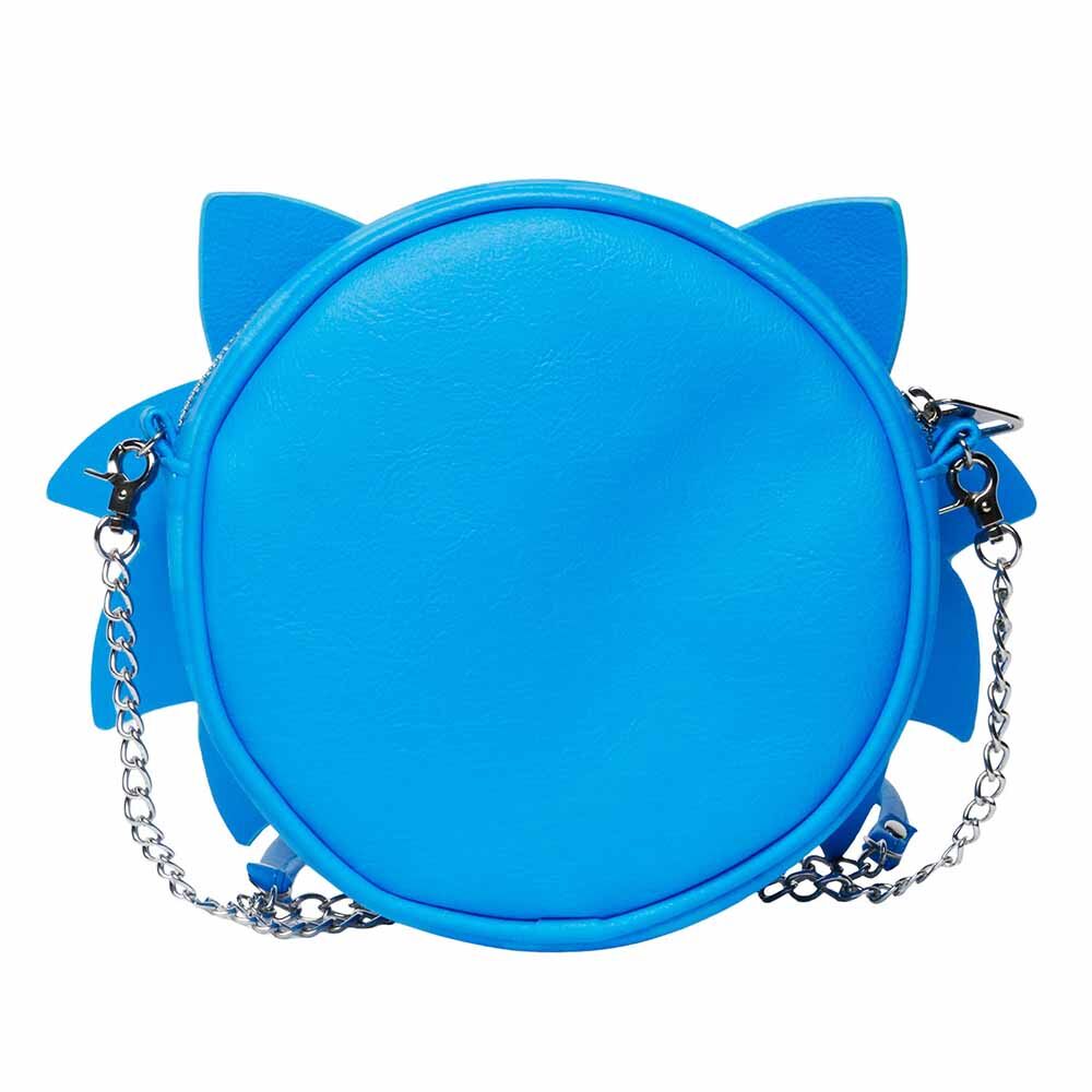 Intérieur du sac Sonic the Hedgehog montrant la doublure avec poche pratique pour accessoires