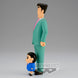 Zoom sur le visage de la figurine Crayon Shinchan Nohara Family avec finition soignée