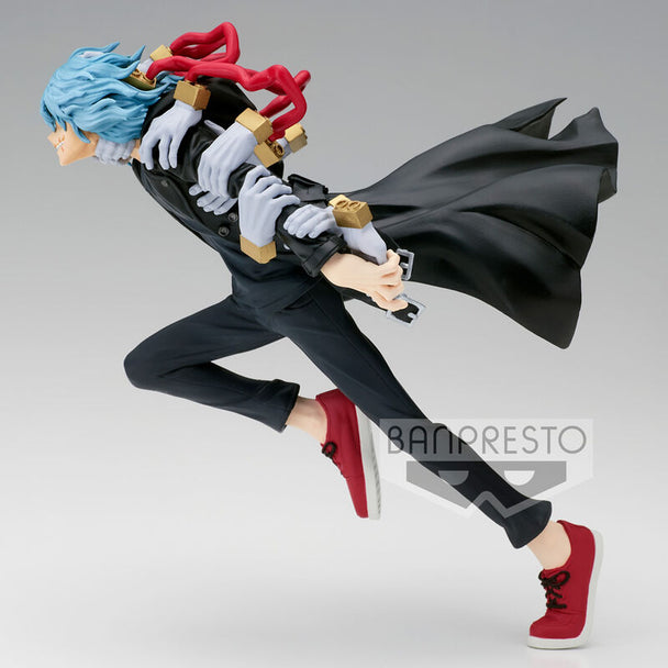 Vue latérale de la figurine Tomura Shigaraki Vol.4 montrant les détails de la peinture BANPRESTO