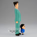 Vue latérale de la figurine Crayon Shinchan Nohara Family Photo montrant la posture dynamique