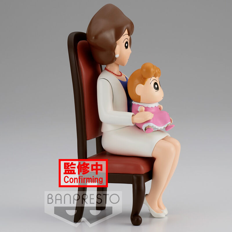Zoom sur la qualité des finitions de la figurine Nohara Family Photo Vol.2 de Crayon Shinchan