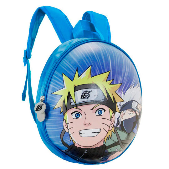 Sac à dos Naruto Clan Eggy 28cm vu de face avec design coloré et logo KARACTERMANIA