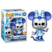 Figurine POP Disney Minnie Mouse Make a Wish métallisée FUNKO vue de face dans sa boîte vitrine