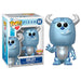 Figurine Funko POP Sulley Metallic Disney Monster INC de face avec détails métalliques brillants en boîte vitrine