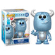 Figurine Funko POP Sulley Metallic Disney Monster INC de face avec détails métalliques brillants en boîte vitrine