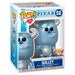 Vue latérale de la figurine Funko POP Sulley Metallic montrant la texture métallique et les couleurs vives