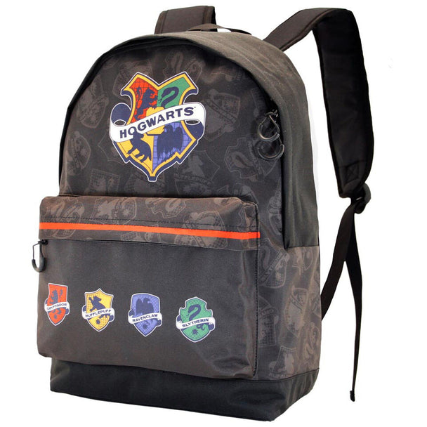 Sac à dos Harry Potter College 41 cm vue de face avec logo KARACTERMANIA et design épuré