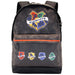 Poche frontale zippée du sac à dos Harry Potter College offrant un rangement facile et sécurisé