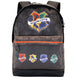 Poche frontale zippée du sac à dos Harry Potter College offrant un rangement facile et sécurisé