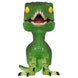 Set complet Jurassic Park Velociraptor avec T-shirt et figurine Funko POP présenté sur fond blanc