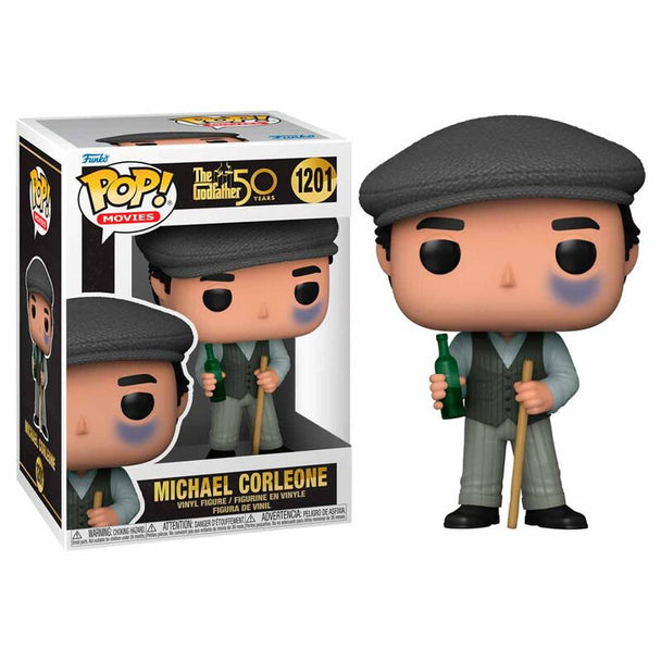 Figurine Funko POP Michael Corleone 9 cm édition 50ème anniversaire du film Le Parrain dans sa boîte vitrine