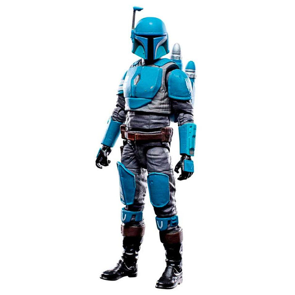 Vue rapprochée des accessoires inclus avec la figurine Death Watch Star Wars de HASBRO