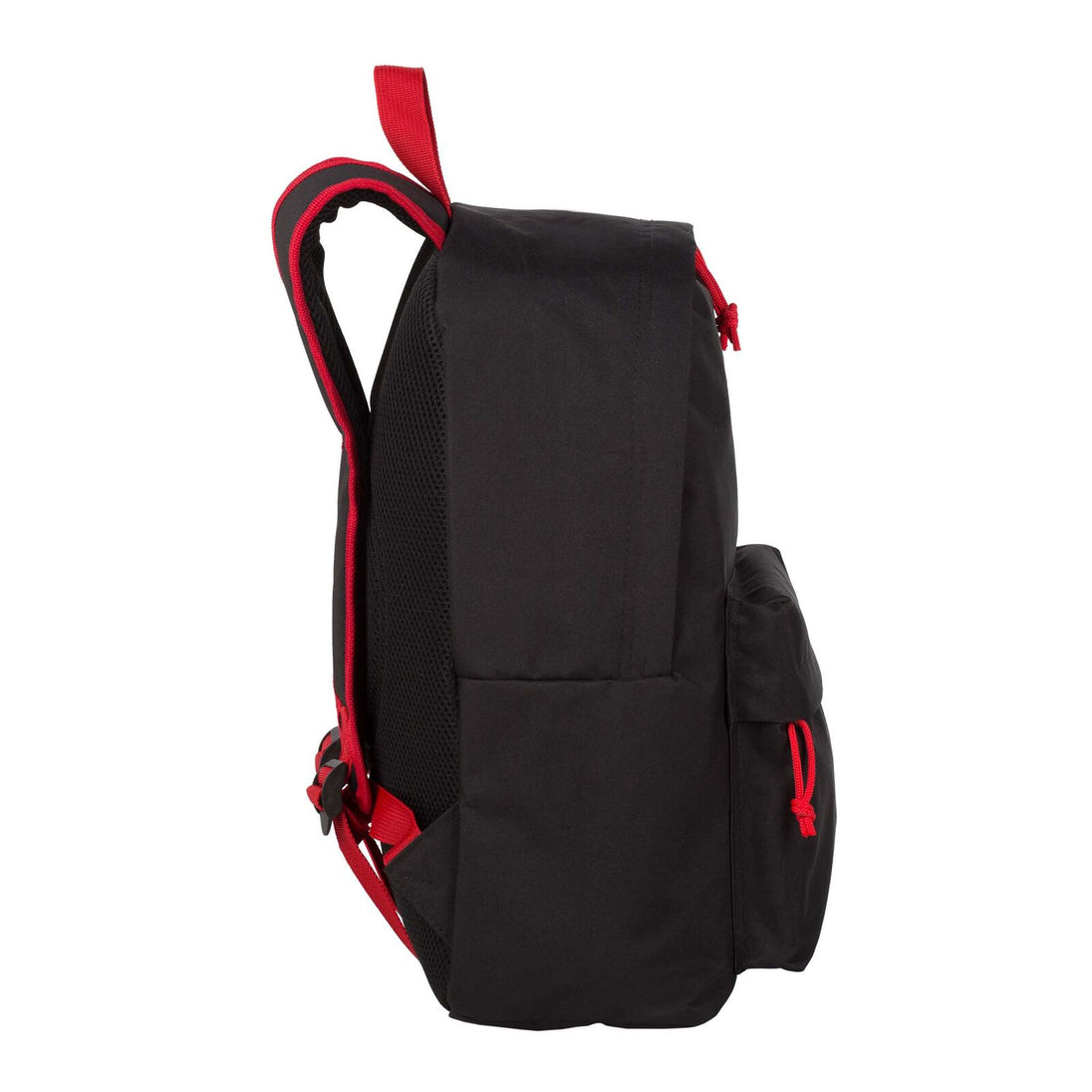 Vue latérale du sac à dos Naruto Cloud montrant les bretelles ergonomiques et le compartiment pour ordinateur portable