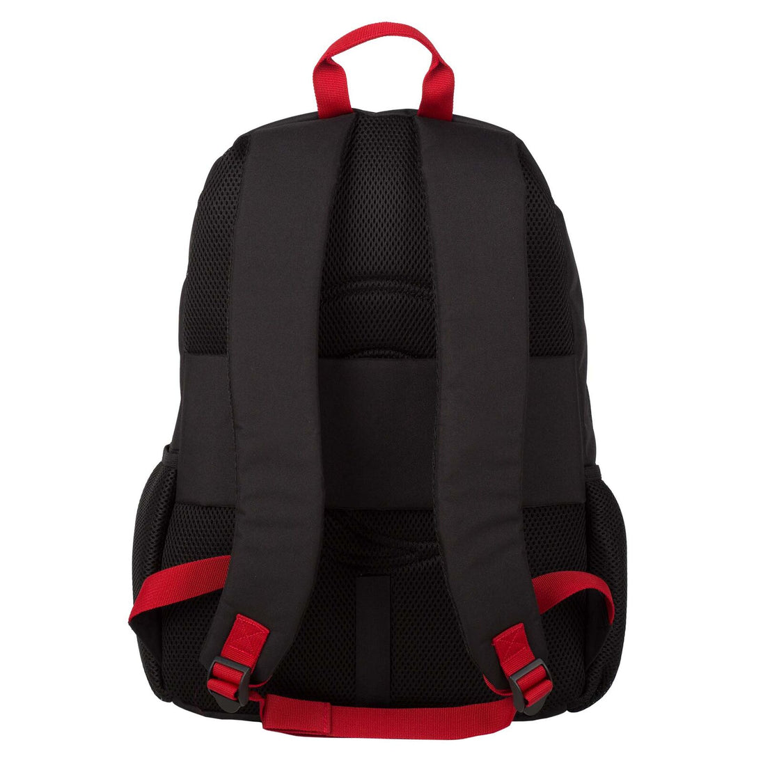 Intérieur personnalisé et entièrement doublé du sac à dos Naruto Cloud avec plusieurs compartiments organisés