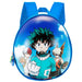 Détail du motif coloré sur le sac à dos My Hero Academia Eggy 28cm