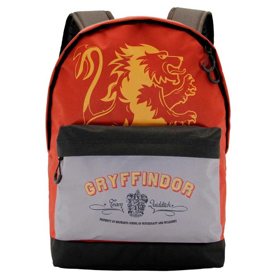 Détail des bretelles rembourrées et ajustables du sac à dos Gryffindor KARACTERMANIA