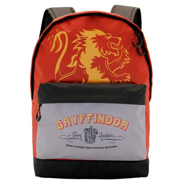 Détail des bretelles rembourrées et ajustables du sac à dos Gryffindor KARACTERMANIA