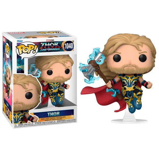 Figurine Funko POP Thor Love and Thunder en vinyle de 9cm avec détails précis et couleurs vives