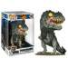 Figurine POP Giganotosaurus de Jurassic World 3 en position agressive, hauteur 25 cm, vue de face