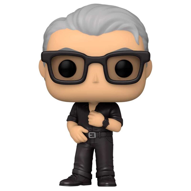 Emballage fenêtre de la figurine Funko POP Dr. Ian Malcolm Jurassic World 3 prêt à offrir en cadeau