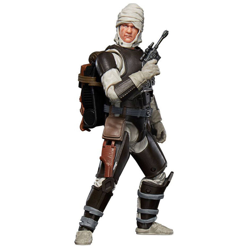 Figurine Dengar 15cm posée sur un socle, parfaite pour collectionneurs Star Wars