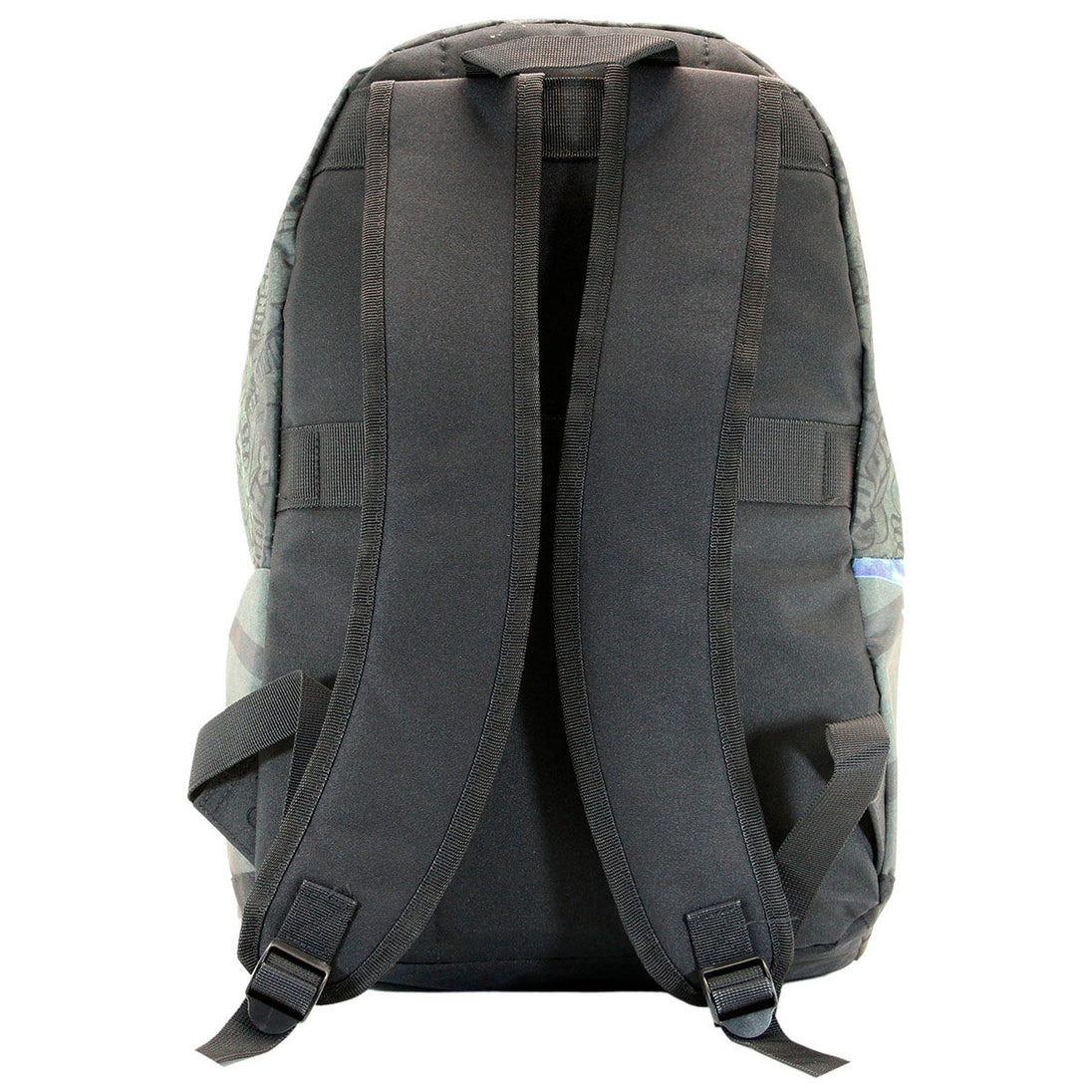 Vue arrière du sac à dos urbain My Hero Academia montrant la poignée et les bretelles