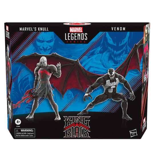 Figurine articulée Knull de Marvel Legends King in Black en position de combat, 15cm