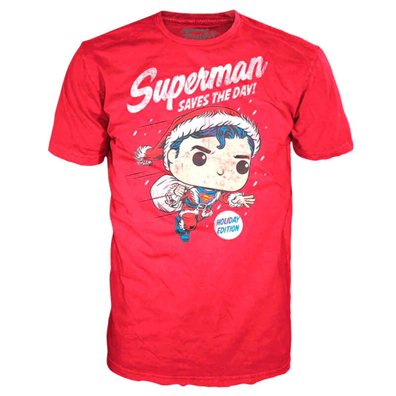 Vue rapprochée de la texture flocked unique de la figurine POP Superman FUNKO
