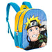 Sac à dos 3D Naruto Clan 31 cm vue de face avec design en relief coloré
