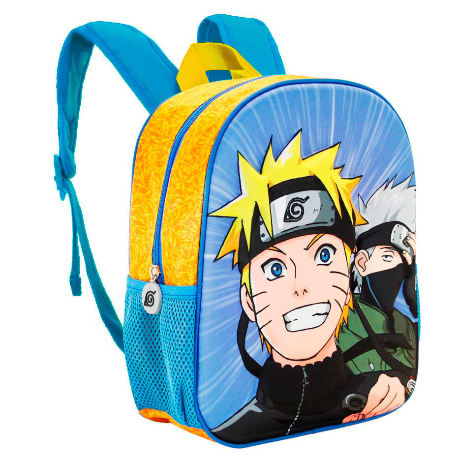 Sac à dos 3D Naruto Clan 31 cm vue de face avec design en relief coloré