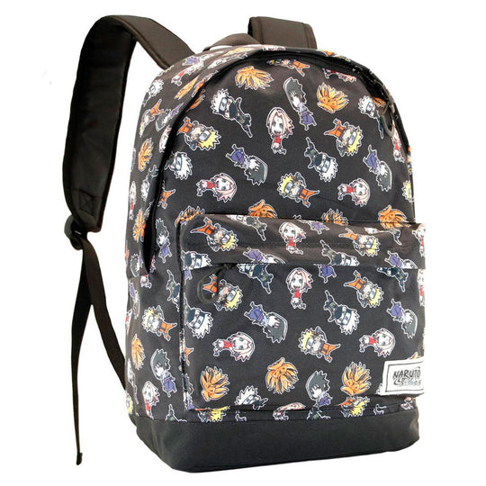 Sac à dos Naruto Shippuden Wind 41cm vue de face avec design coloré et logo KARACTERMANIA