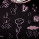 Vue arrière avec bretelles réglables du sac à dos Loungefly Valfre Lucy Tattoo Heart