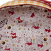 Fermeture et hardware doré brillant du sac à dos Disney Winnie l'Ourson