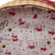 Fermeture et hardware doré brillant du sac à dos Disney Winnie l'Ourson