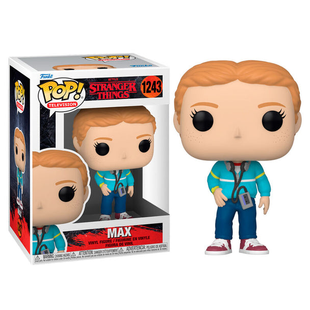 Figurine Funko POP Max de Stranger Things en vinyle 9cm dans sa boîte fenêtre
