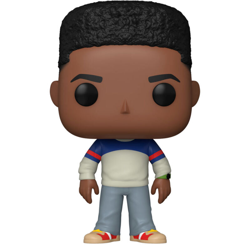 Boîte cadeau Funko POP Lucas Stranger Things avec design coloré et logo officiel