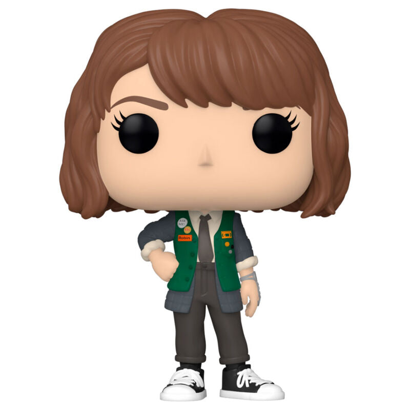 Packaging original de la figurine Funko POP Robin Stranger Things, boîte vitrine transparente et décorée