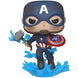 Boîte cadeau Funko POP transparente contenant la figurine Captain America Avengers Endgame de 9 cm
