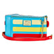Détail du motif gâteau sur le sac cosplay Loungefly avec couleurs vives et textures réalistes