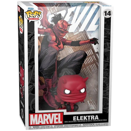 Packaging original de la figurine Funko POP Marvel Daredevil & Elektra Comic Cover avec logo Funko et Marvel