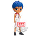 Figurine Daiki Aomine Q Posket 14cm de Kuroko's Basketball en PVC, vue de face avec détails précis du visage et du maillot