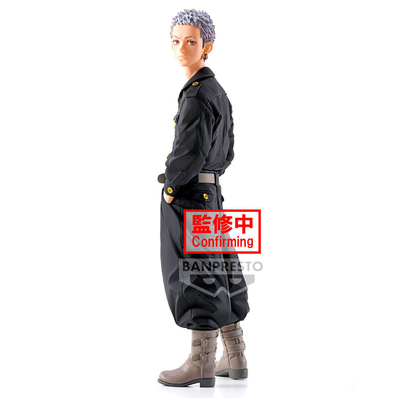 Figurine Takashi Mitsuya Tokyo Revengers en position debout avec tenue originale