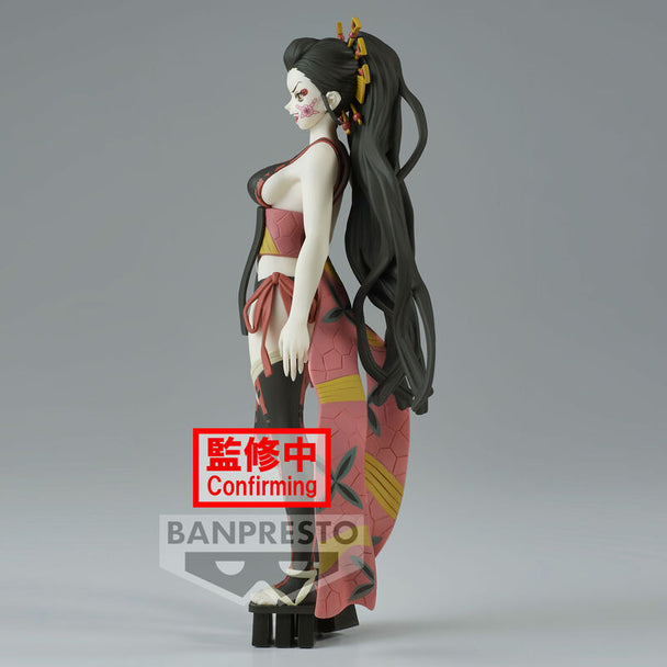 Gros plan sur le visage expressif de la figurine Daki en PVC de 16cm BANPRESTO