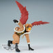 Profil latéral de la figurine Hawks The Amazing Heroes vol.19 montrant son costume rouge vif