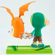 Patamon aux ailes déployées sur la figurine Digimon Adventure de 15 cm